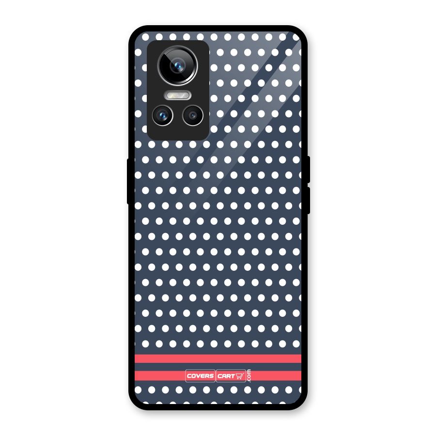 Classic Polka Dots Glass Back Case for Realme GT Neo 3