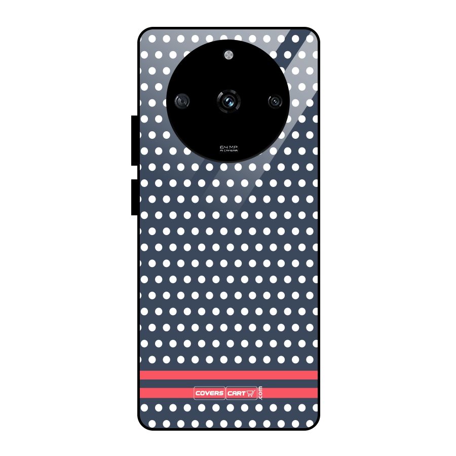 Classic Polka Dots Glass Back Case for Realme Narzo 60 5G