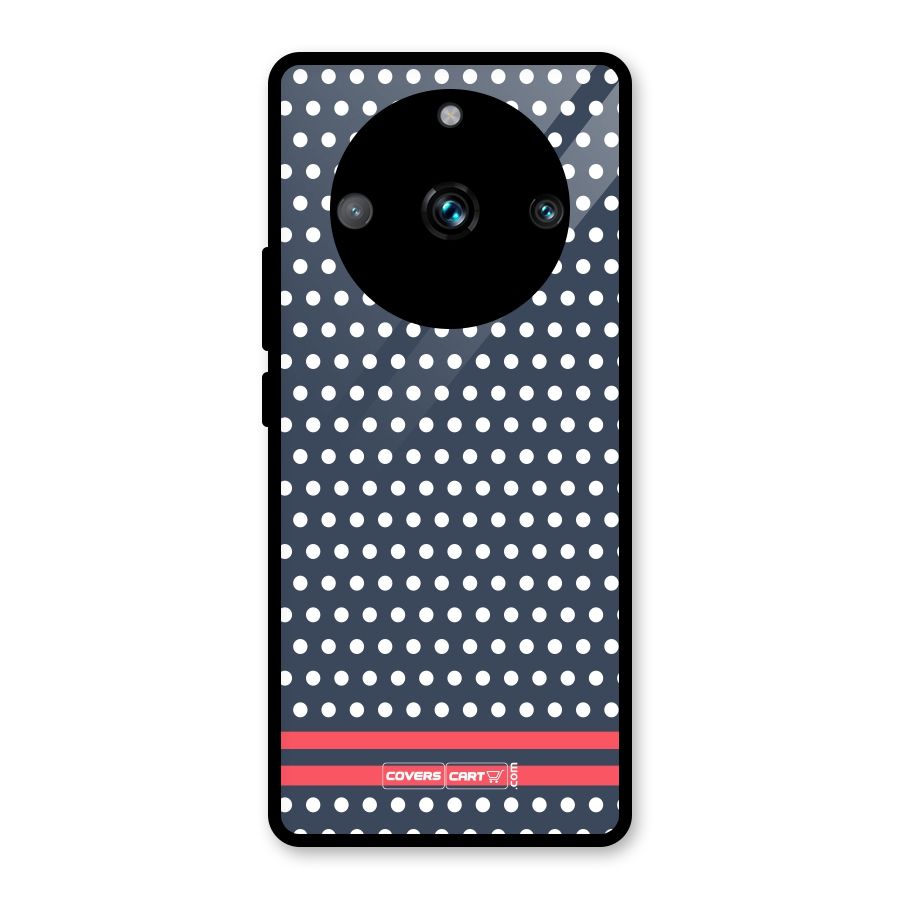 Classic Polka Dots Glass Back Case for Realme Narzo 60 Pro