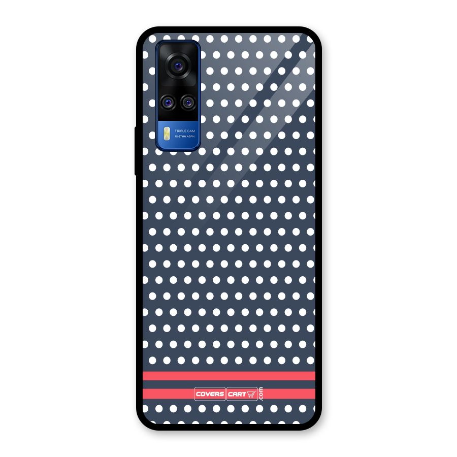 Classic Polka Dots Glass Back Case for Vivo Y31