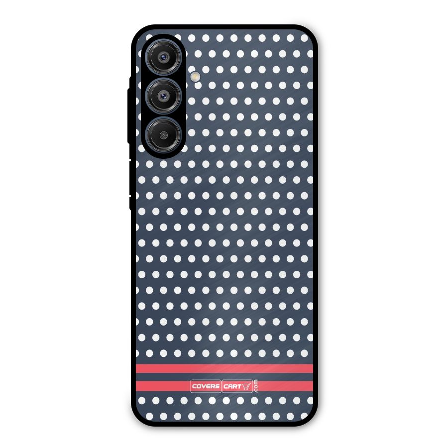 Classic Polka Dots Metal Back Case for Galaxy A16 5G