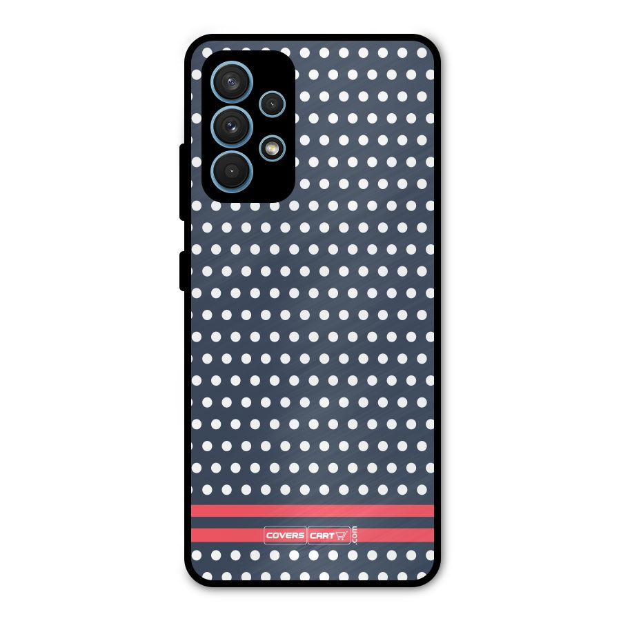 Classic Polka Dots Metal Back Case for Galaxy A32