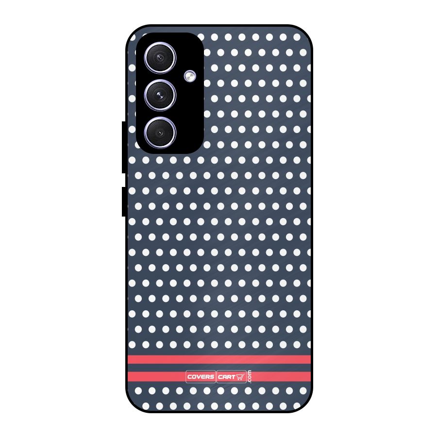 Classic Polka Dots Metal Back Case for Galaxy A54