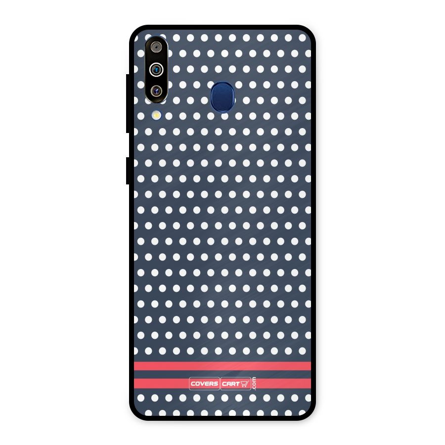 Classic Polka Dots Metal Back Case for Galaxy M30