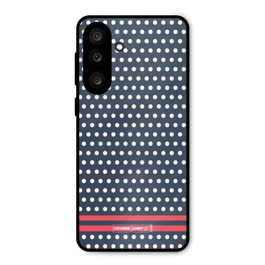 Classic Polka Dots Metal Back Case for Galaxy M56