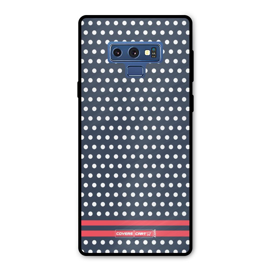 Classic Polka Dots Metal Back Case for Galaxy Note 9