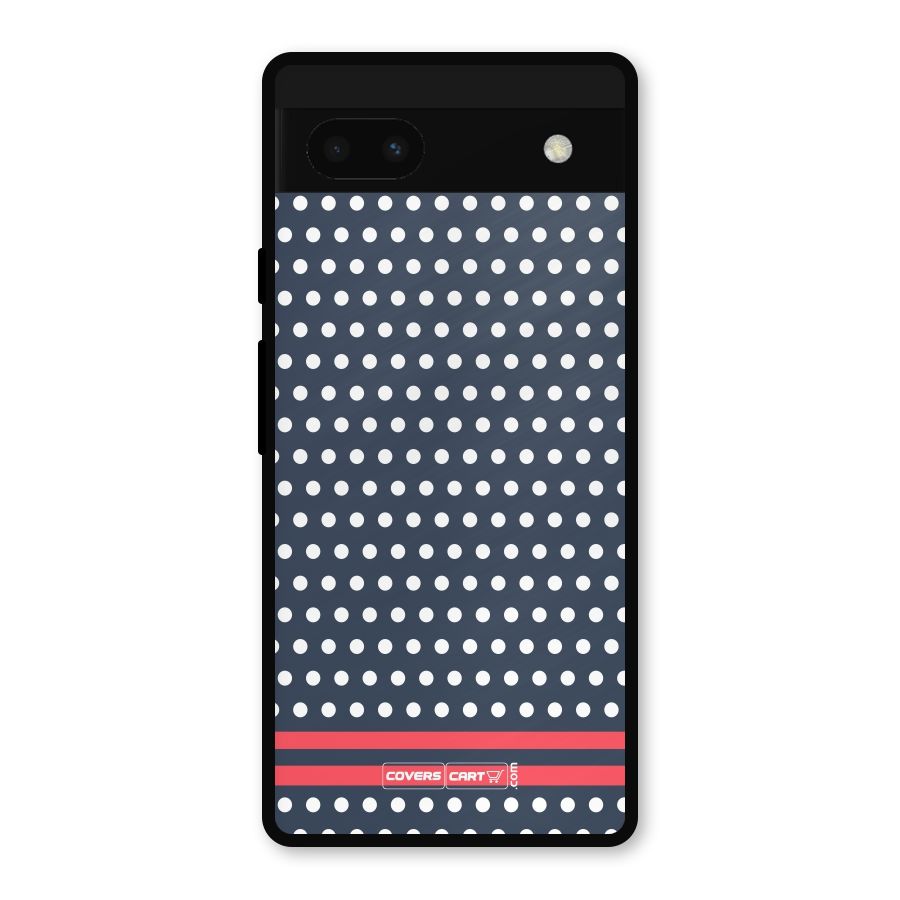 Classic Polka Dots Metal Back Case for Google Pixel 6a