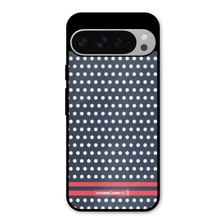 Classic Polka Dots Metal Back Case for Google Pixel 9 Pro XL