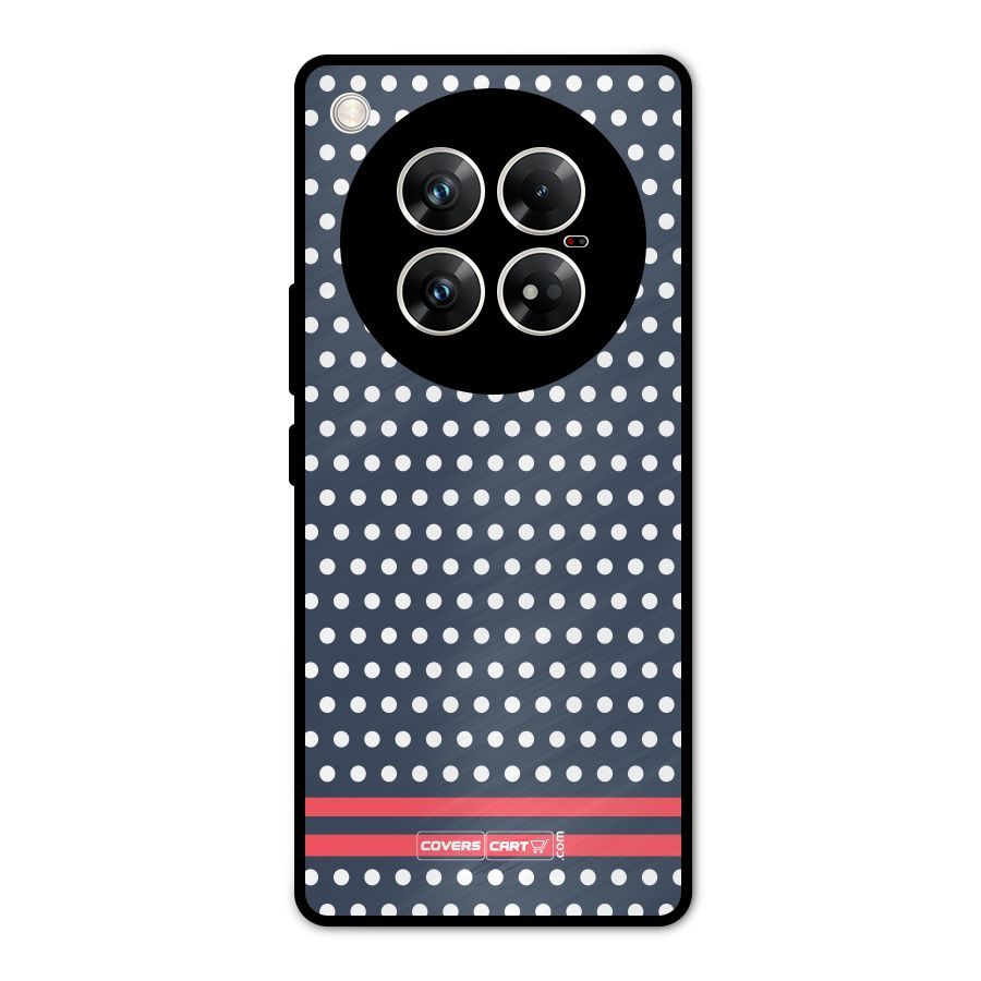 Classic Polka Dots Metal Back Case for Infinix Zero 40 5G