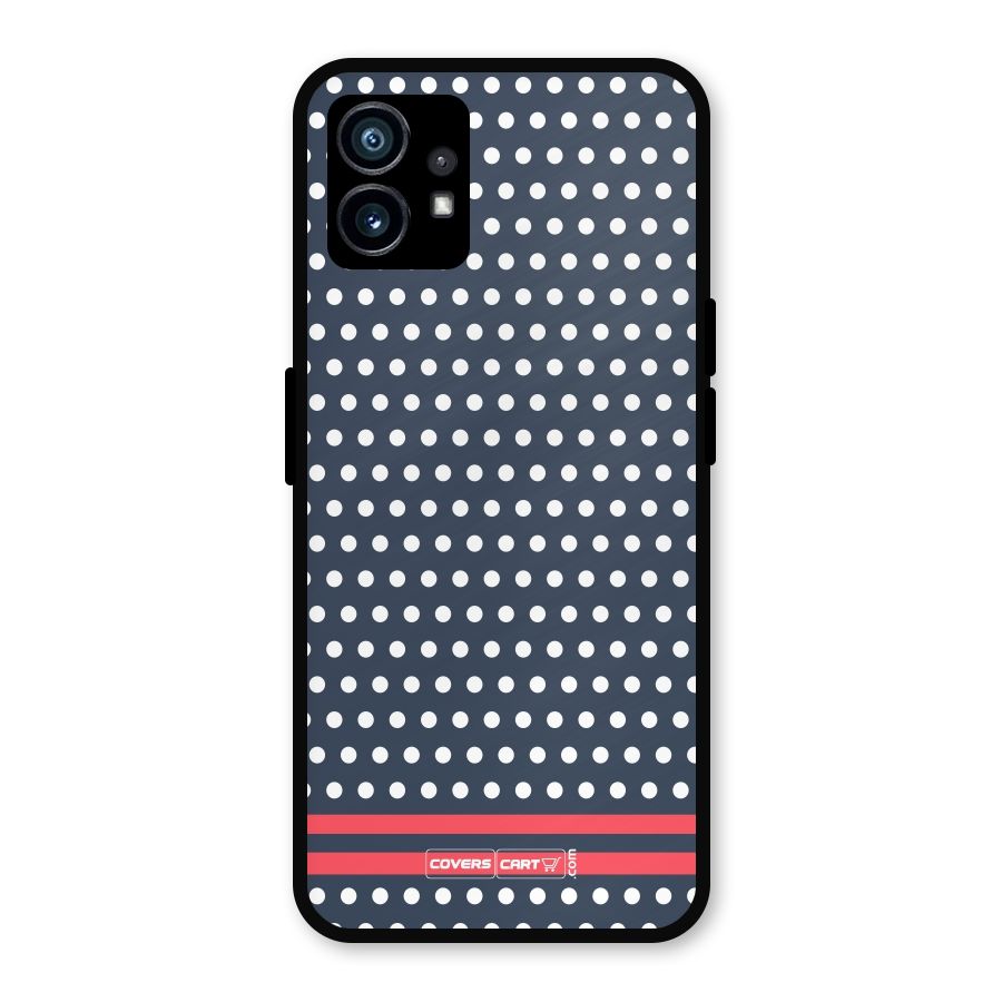 Classic Polka Dots Metal Back Case for Nothing Phone 1