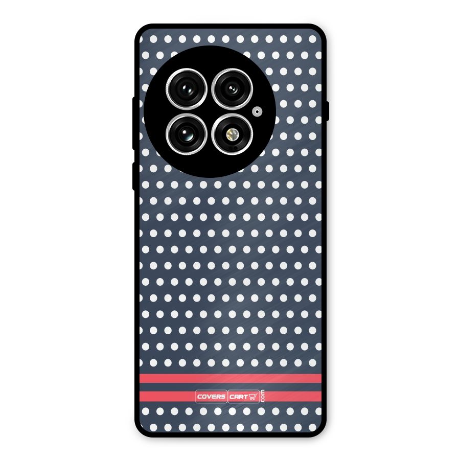 Classic Polka Dots Metal Back Case for OnePlus 13