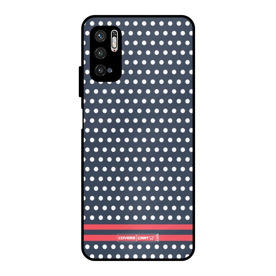 Classic Polka Dots Metal Back Case for Poco M3 Pro 5G