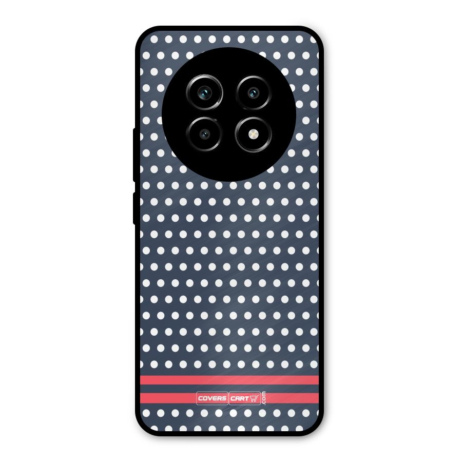 Classic Polka Dots Metal Back Case for Realme 14 Pro Lite