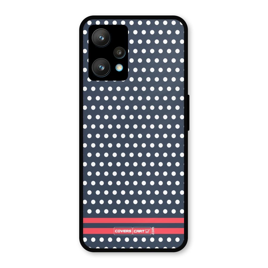 Classic Polka Dots Metal Back Case for Realme 9