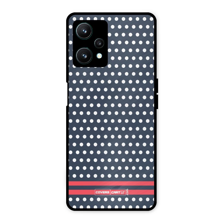 Classic Polka Dots Metal Back Case for Realme 9 Pro 5G