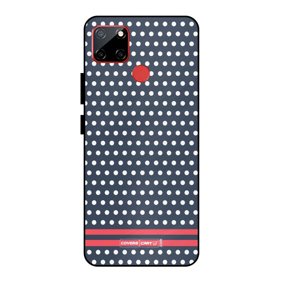 Classic Polka Dots Metal Back Case for Realme C12