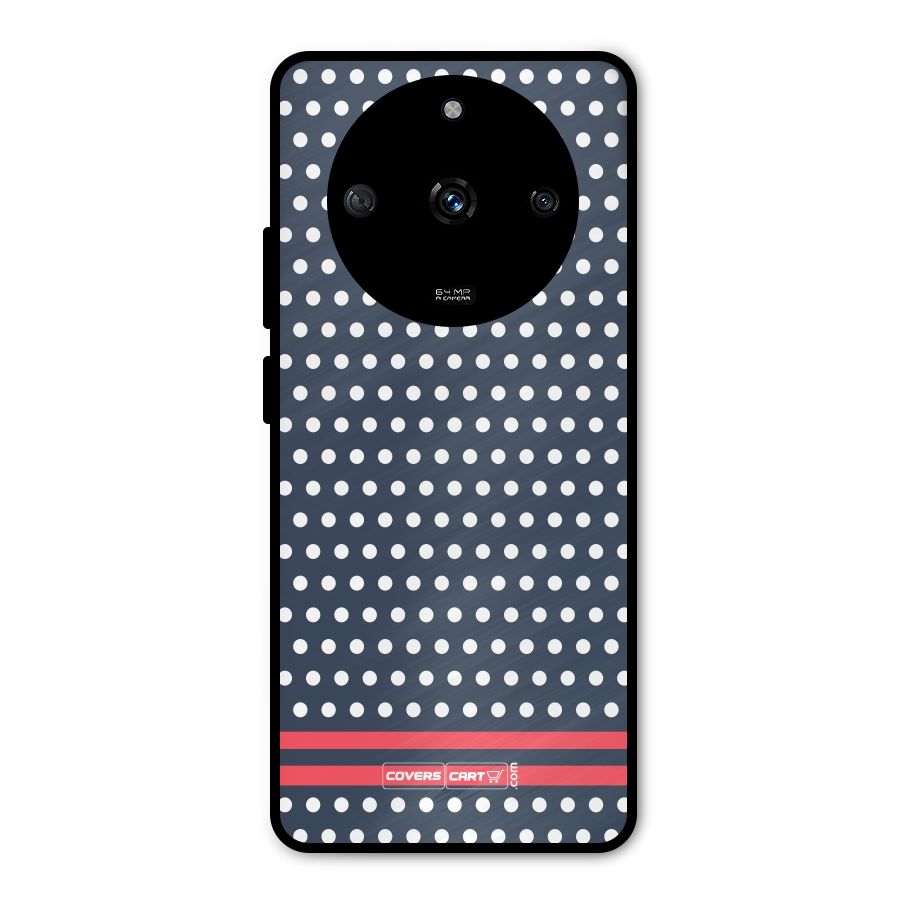 Classic Polka Dots Metal Back Case for Realme Narzo 60 5G