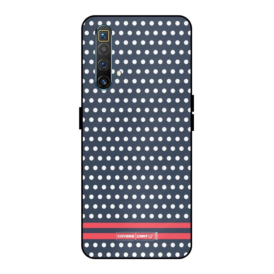 Classic Polka Dots Metal Back Case for Realme X3