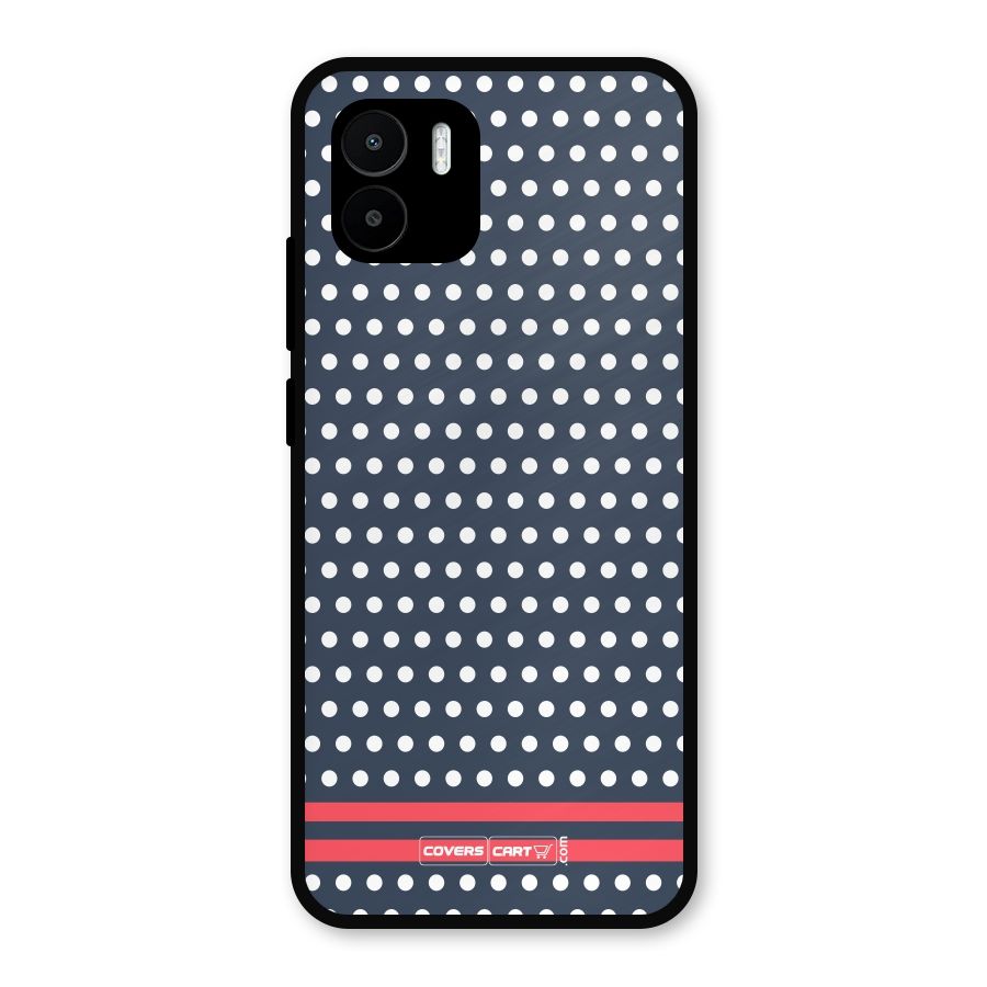 Classic Polka Dots Metal Back Case for Redmi A1
