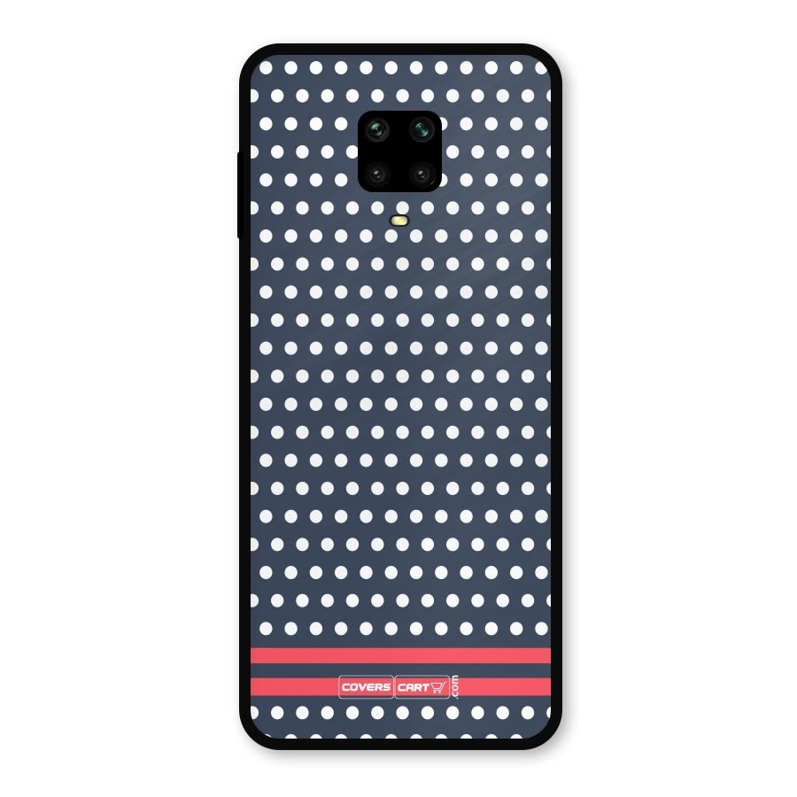 Classic Polka Dots Metal Back Case for Redmi Note 10 Lite