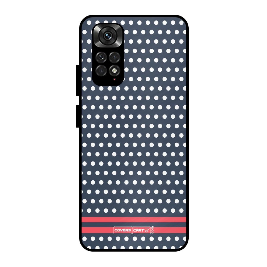 Classic Polka Dots Metal Back Case for Redmi Note 11 Pro