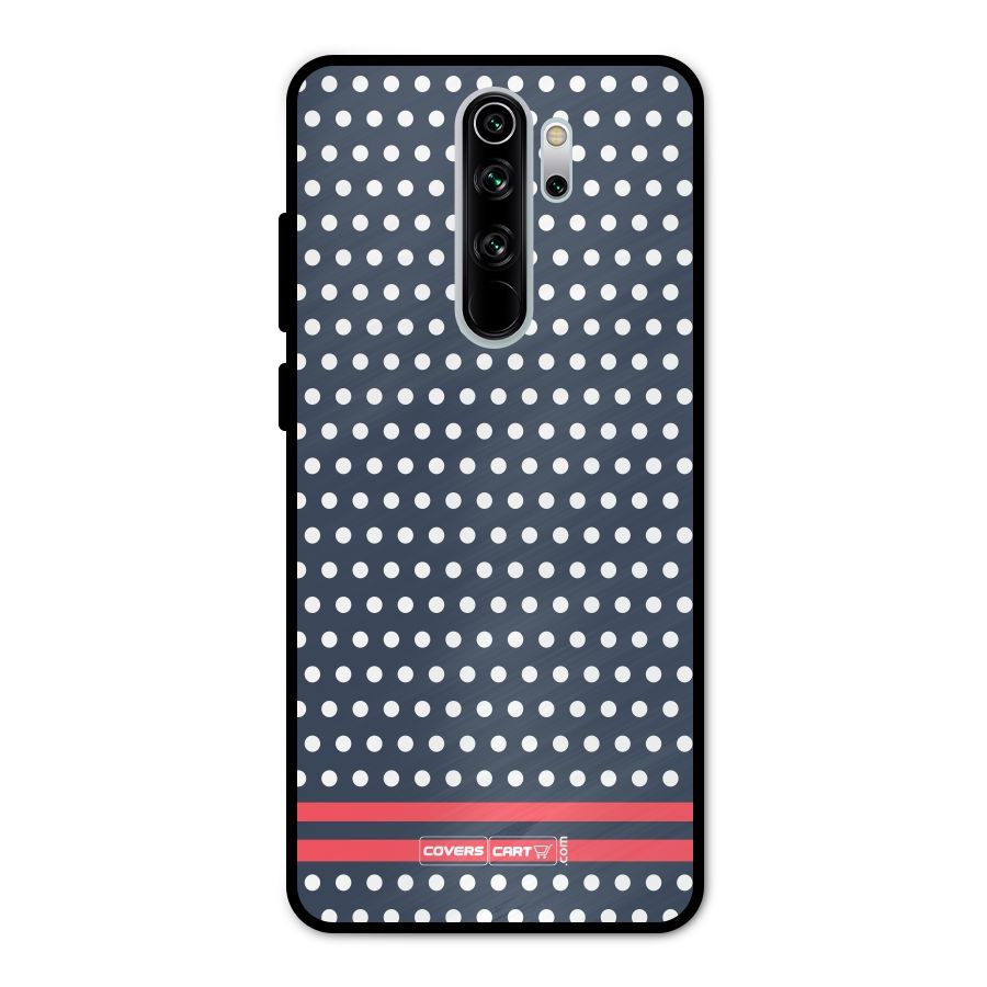 Classic Polka Dots Metal Back Case for Redmi Note 8 Pro