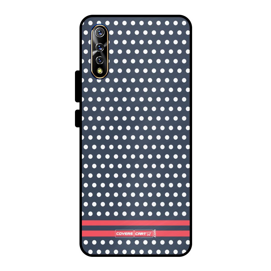 Classic Polka Dots Metal Back Case for Vivo S1
