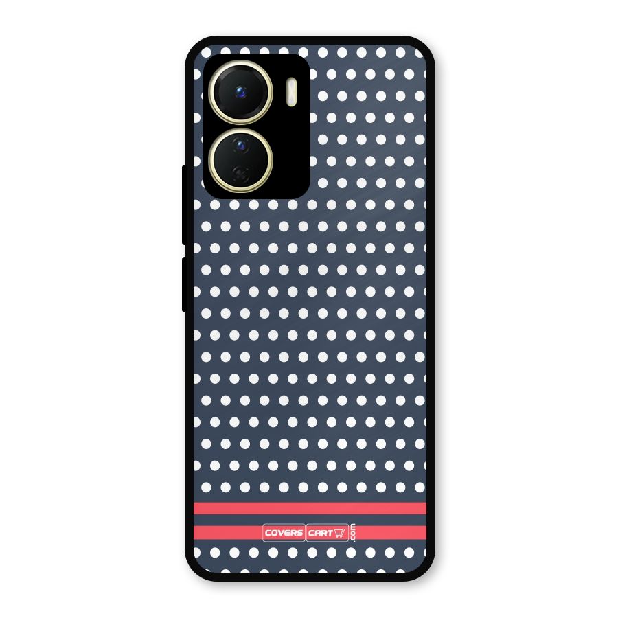 Classic Polka Dots Metal Back Case for Vivo T2x
