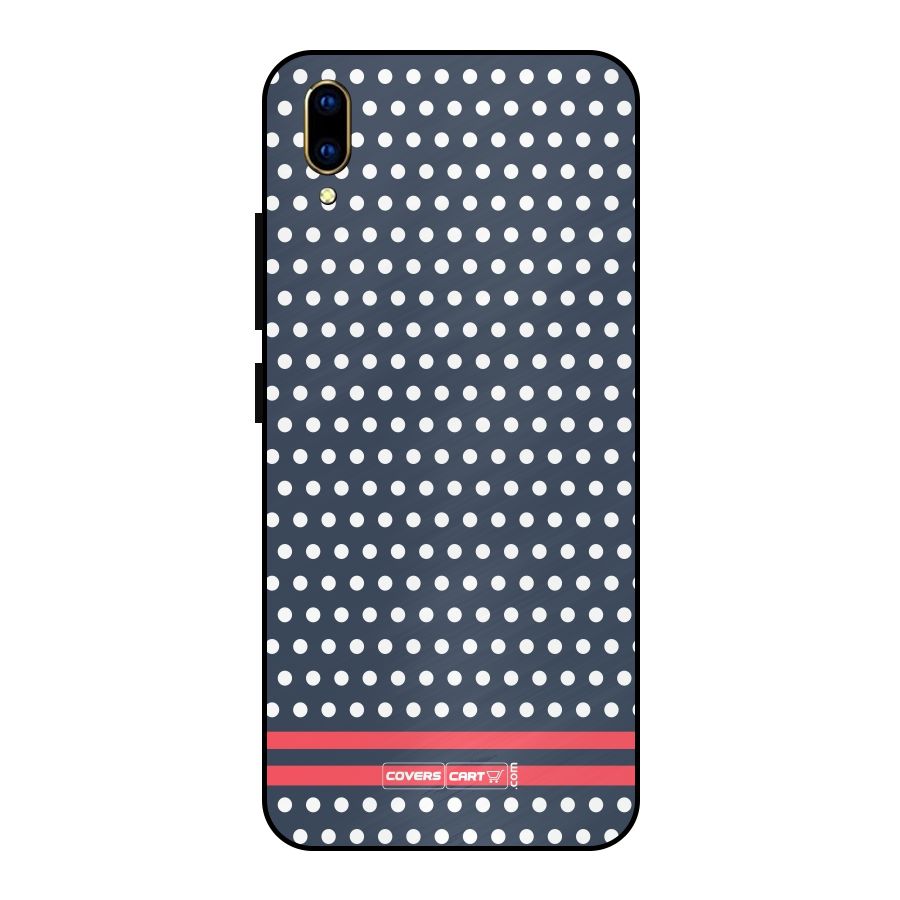 Classic Polka Dots Metal Back Case for Vivo V11 Pro
