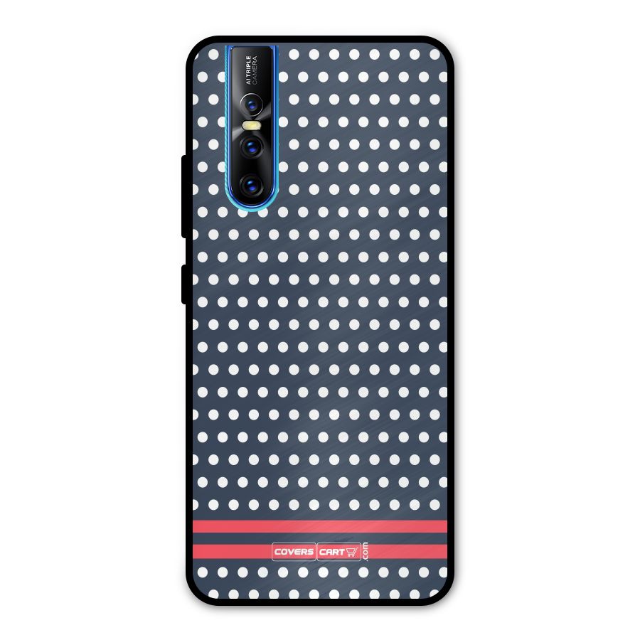 Classic Polka Dots Metal Back Case for Vivo V15 Pro