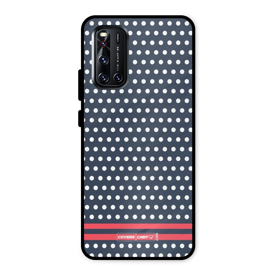 Classic Polka Dots Metal Back Case for Vivo V19
