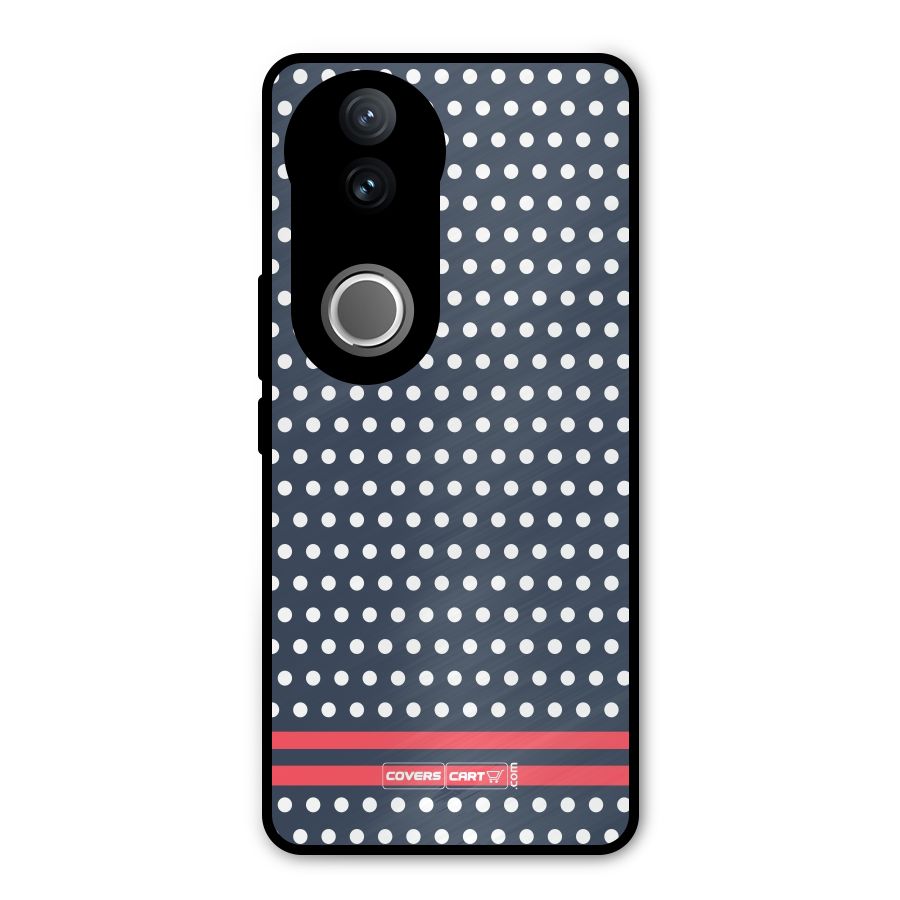Classic Polka Dots Metal Back Case for Vivo V50e