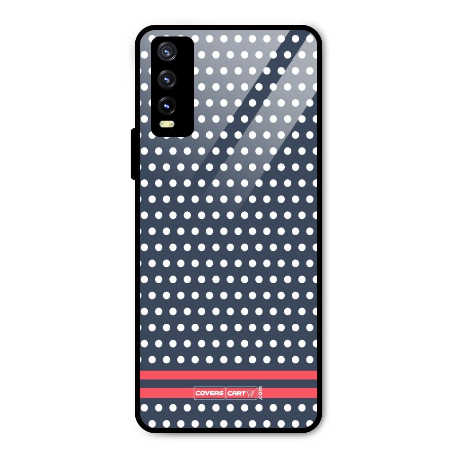Classic Polka Dots Metal Back Case for Vivo Y20