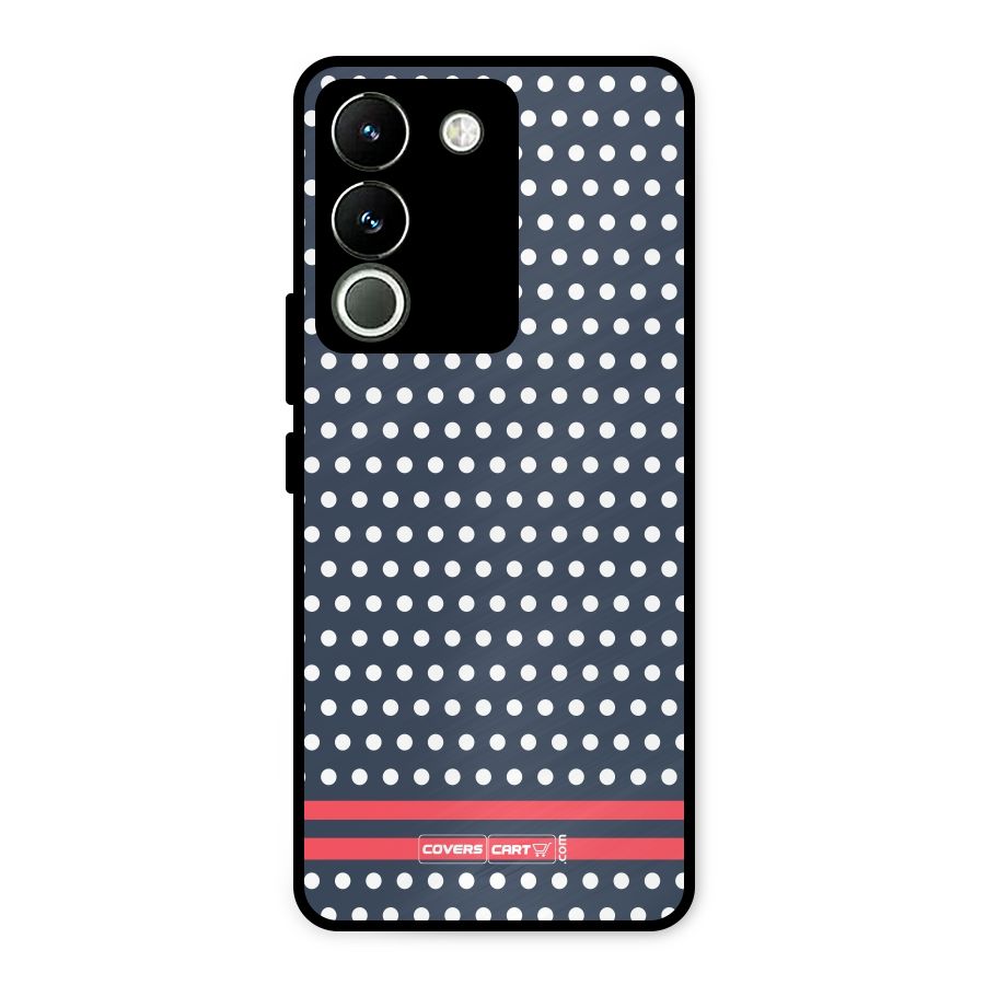 Classic Polka Dots Metal Back Case for Vivo Y200