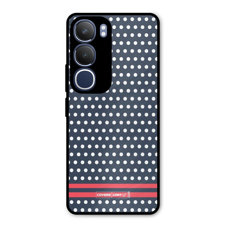 Classic Polka Dots Metal Back Case for Vivo Y29