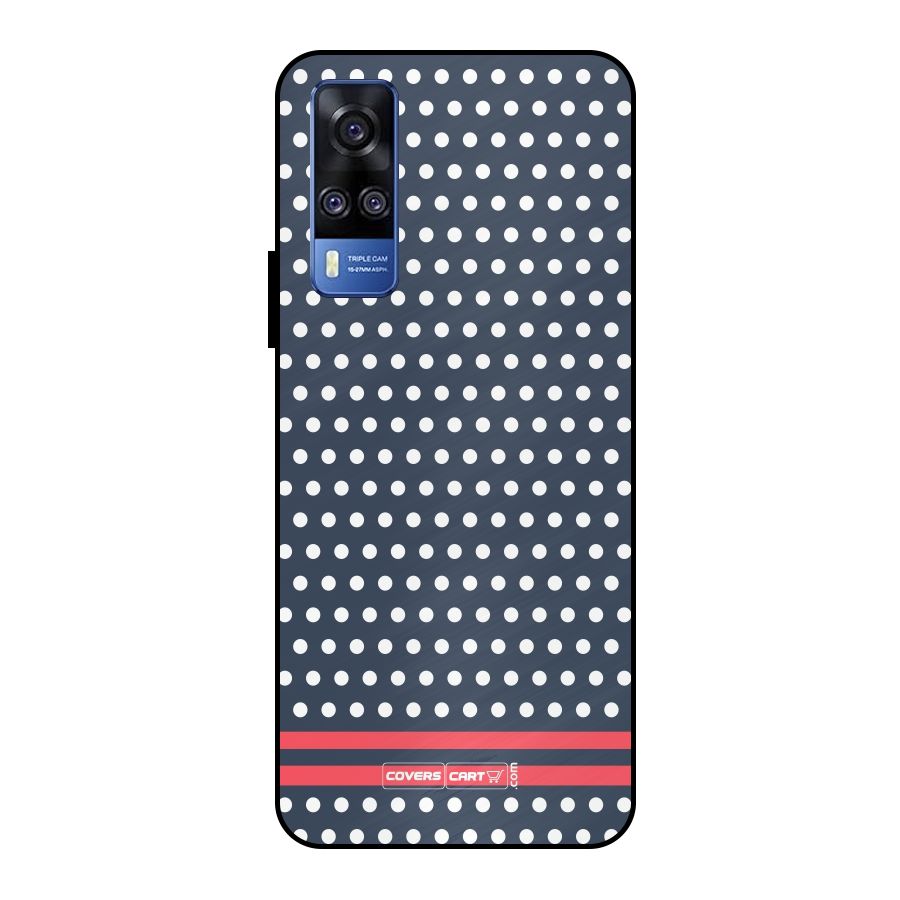 Classic Polka Dots Metal Back Case for Vivo Y51