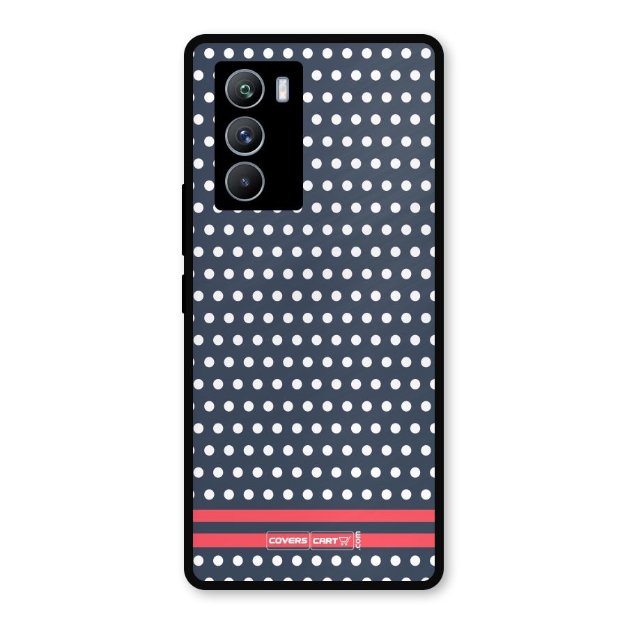 Classic Polka Dots Metal Back Case for iQOO 9 SE