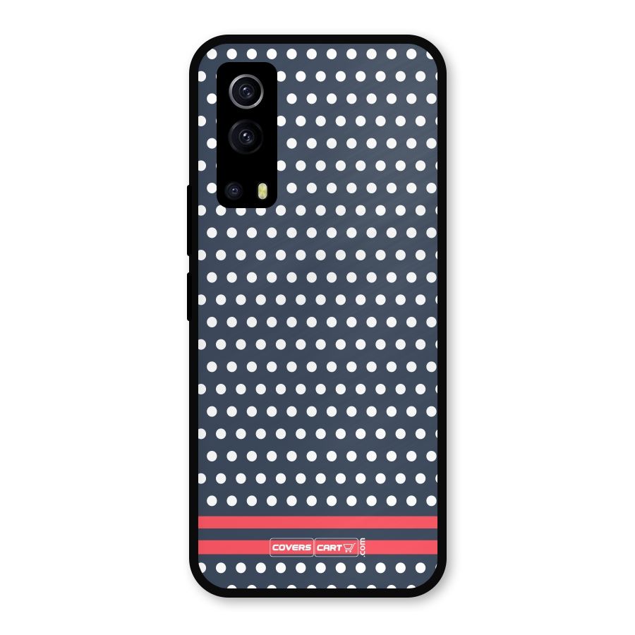 Classic Polka Dots Metal Back Case for iQOO Z3
