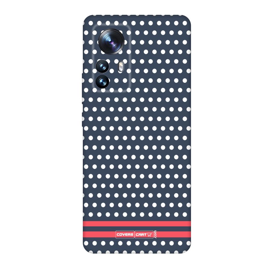 Classic Polka Dots Original Polycarbonate Back Case for Xiaomi 12 Pro