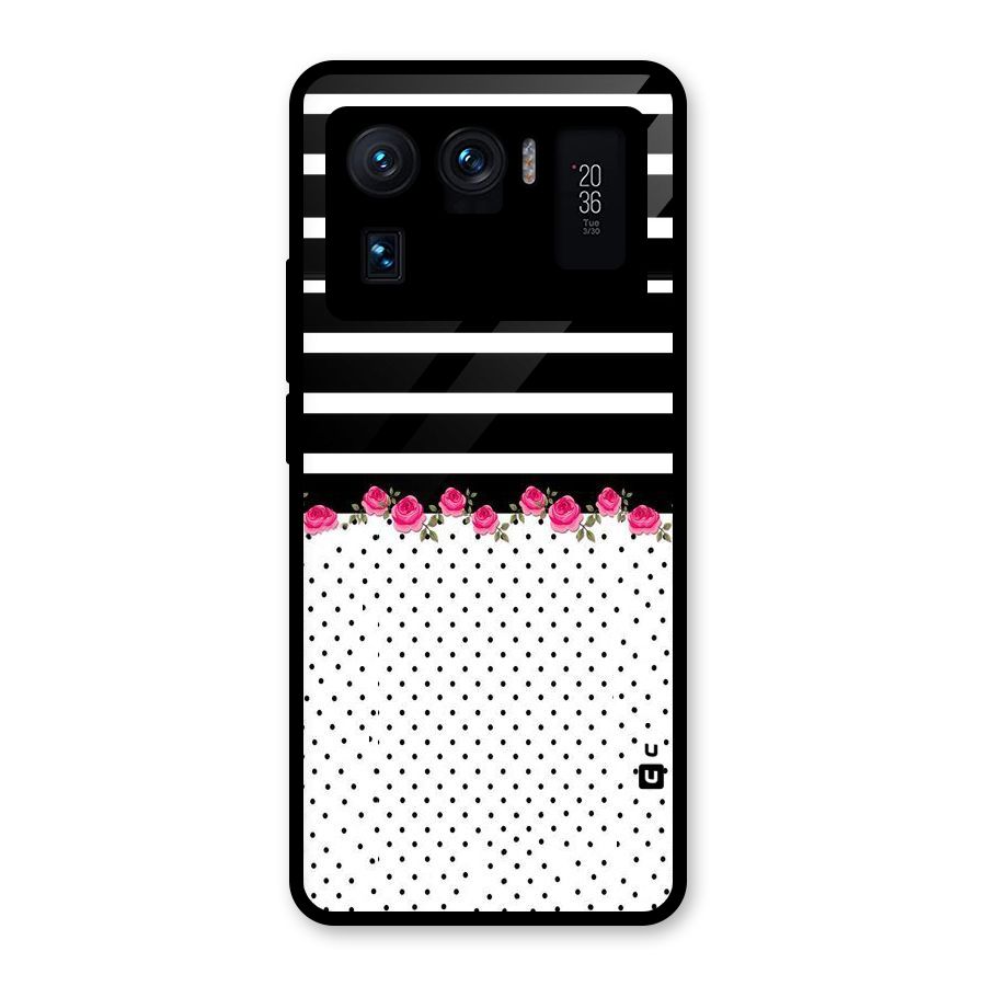 Classic Polka Stripes Glass Back Case for Mi 11 Ultra