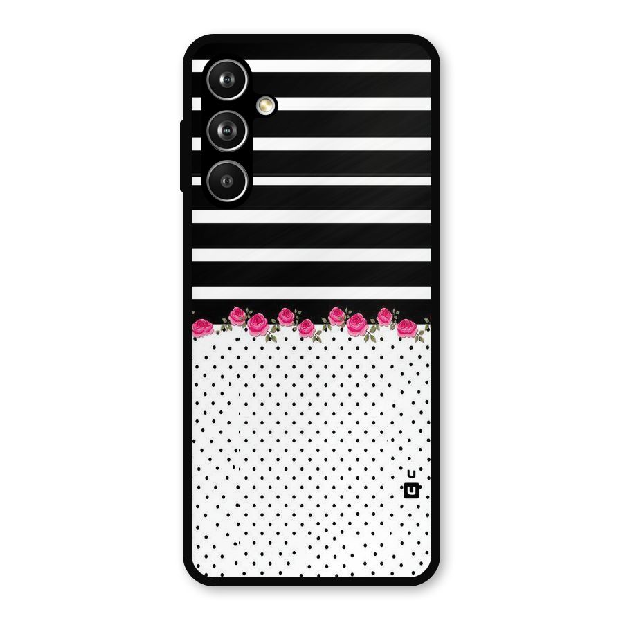 Classic Polka Stripes Metal Back Case for Galaxy F54