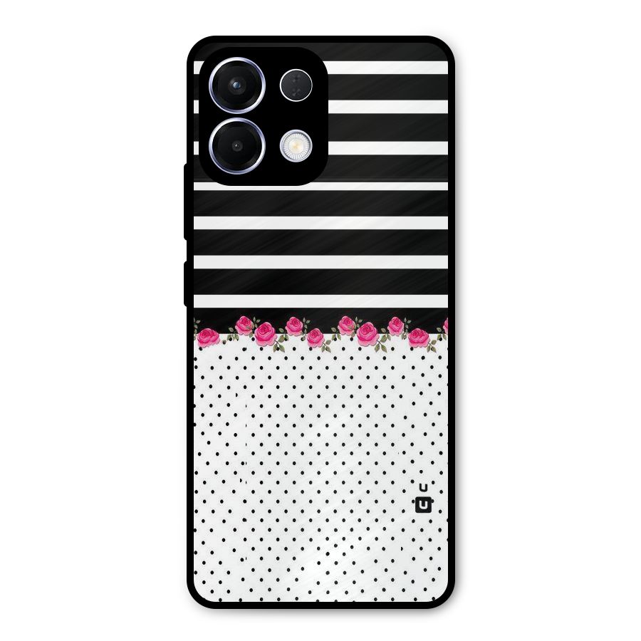 Classic Polka Stripes Metal Back Case for Oppo K13