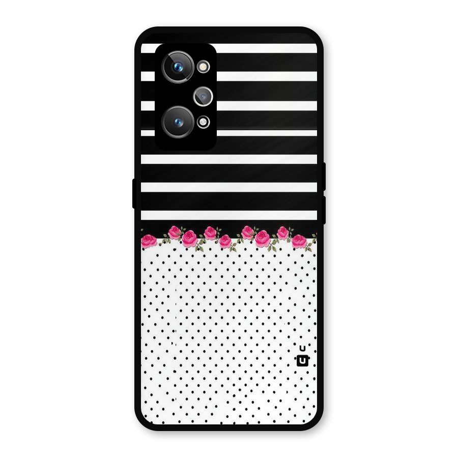 Classic Polka Stripes Metal Back Case for Realme GT Neo 3T