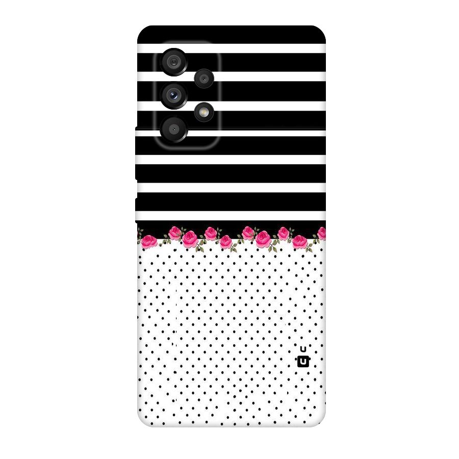 Classic Polka Stripes Original Polycarbonate Back Case for Galaxy A53 5G
