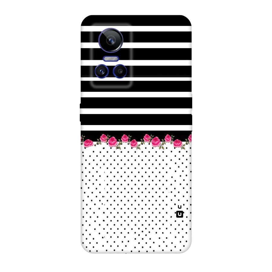 Classic Polka Stripes Original Polycarbonate Back Case for Realme GT Neo 3