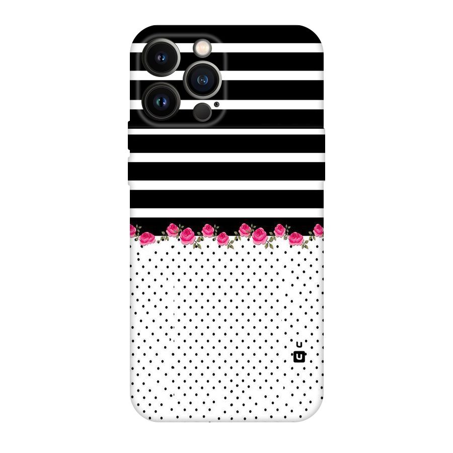 Classic Polka Stripes Original Polycarbonate Back Case for iPhone 13 Pro Max