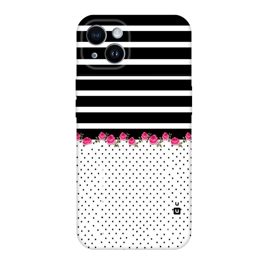 Classic Polka Stripes Original Polycarbonate Back Case for iPhone 14