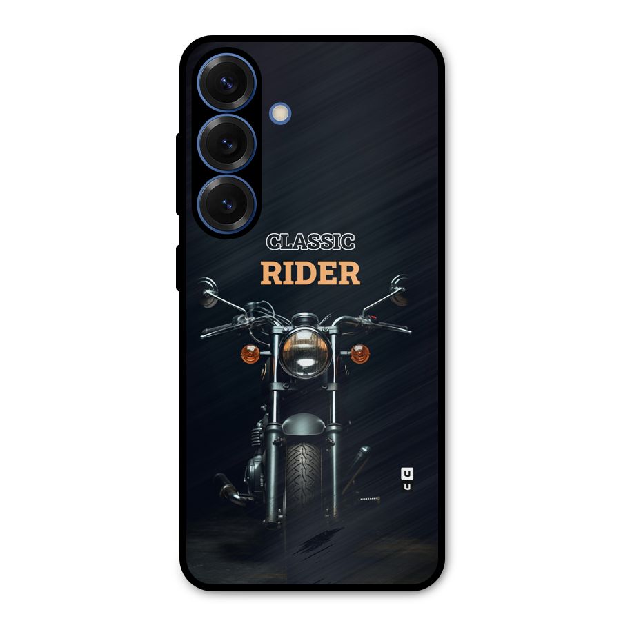 Classic RIder Metal Back Case for Galaxy S25