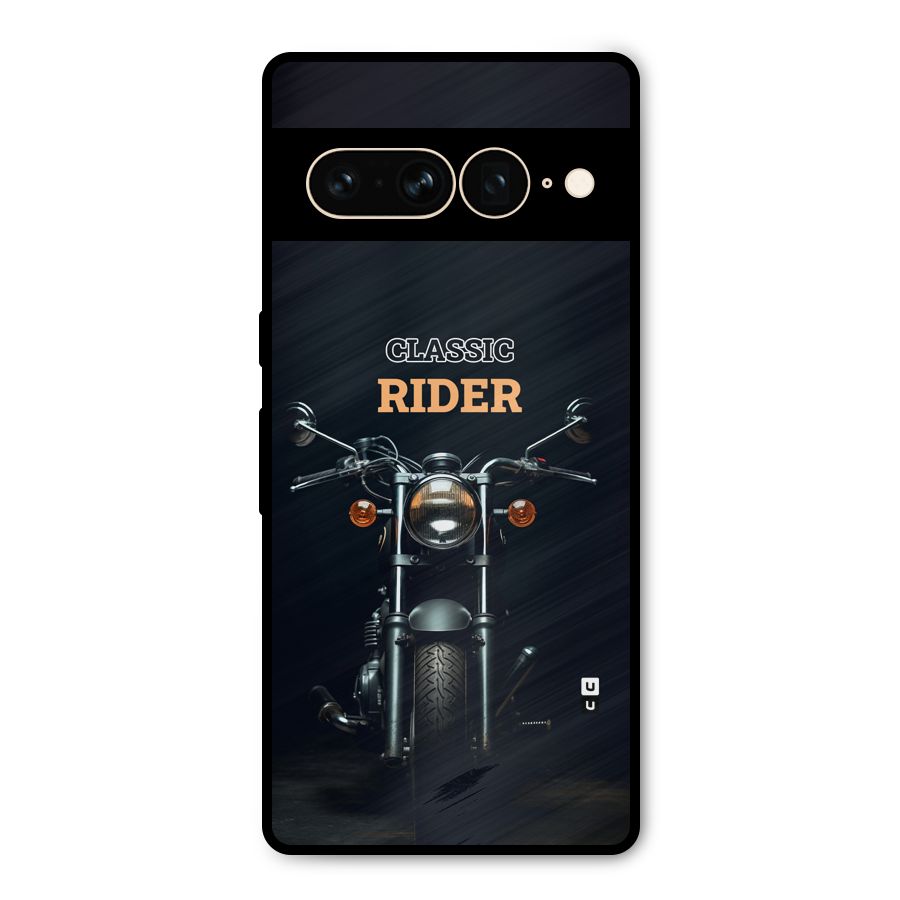 Classic RIder Metal Back Case for Google Pixel 7 Pro
