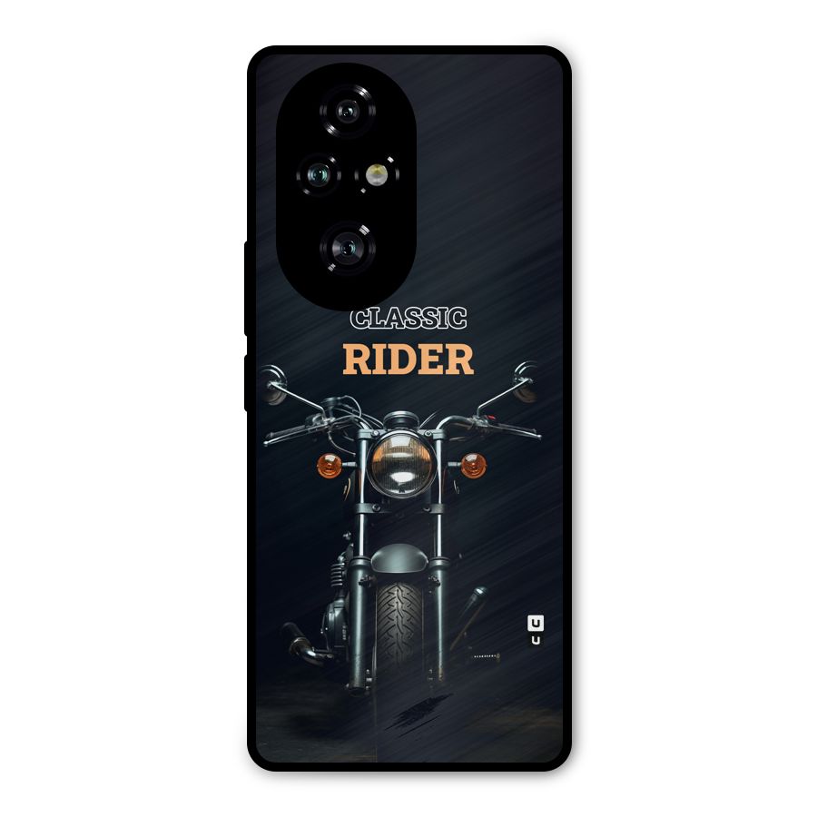 Classic RIder Metal Back Case for Honor 200 Pro